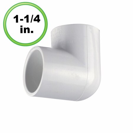 Circo Innovations 1.25 in. Ell 90 Degree L Fitting - Utility Grade 114-U